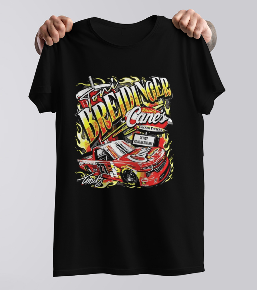 Raising Cane's Breidinger NASCAR Craftsman Truck Series Daytona 2026 T-Shirt