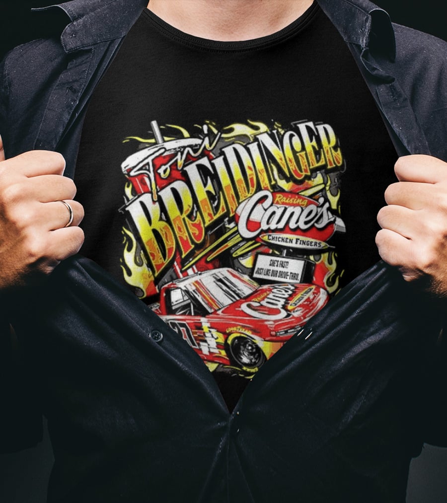 Raising Cane's Breidinger NASCAR Craftsman Truck Series Daytona 2026 T-Shirt