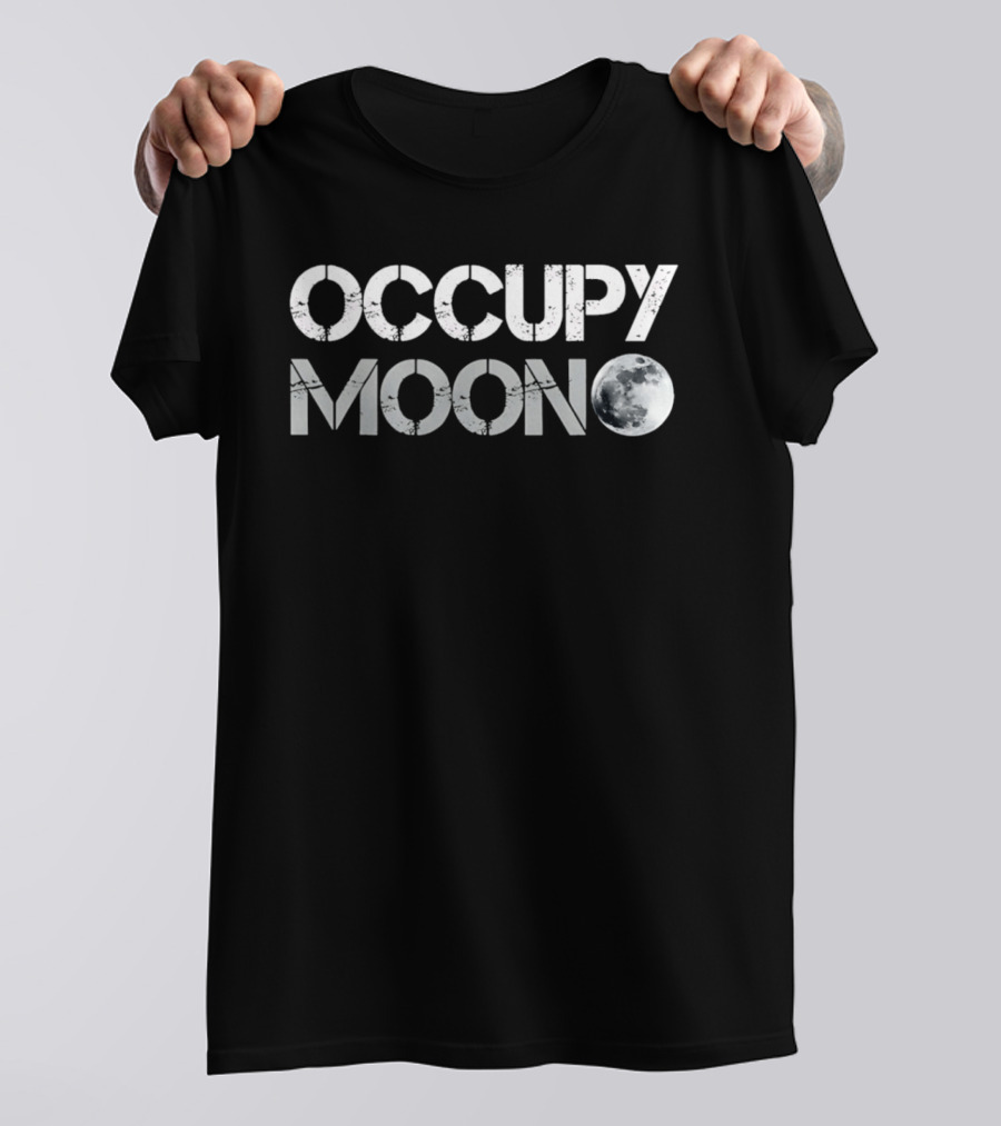 Elon Musk Occupy Moon Lunar Concept T-Shirt