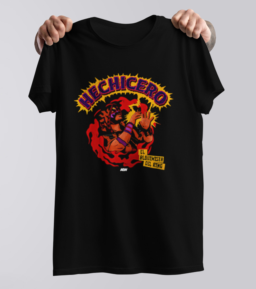 Hechicero Wizard El Alquimista Del Ring Luchador Magic Hands T-Shirt