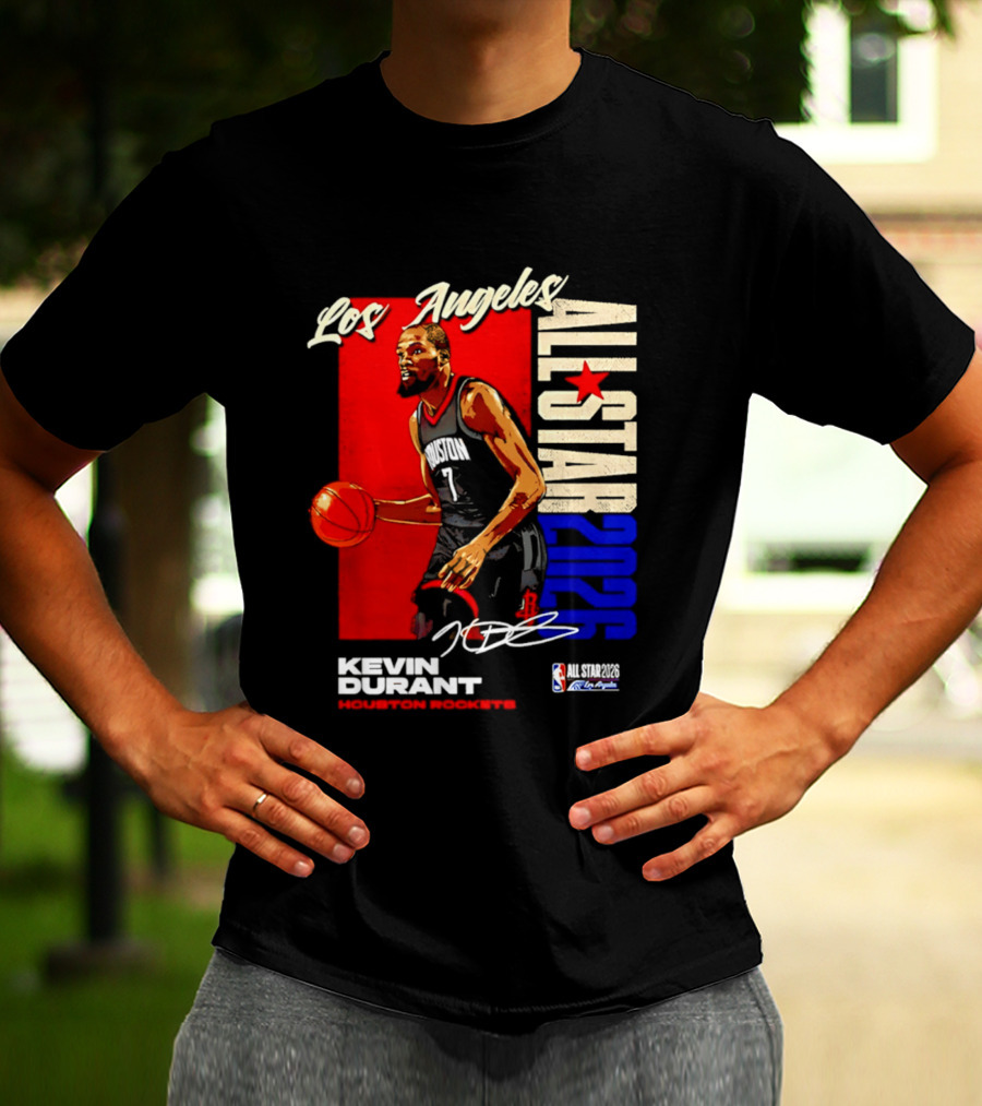 Los Angeles All Star 2026 Kevin Durant Houston Rockets T-Shirt