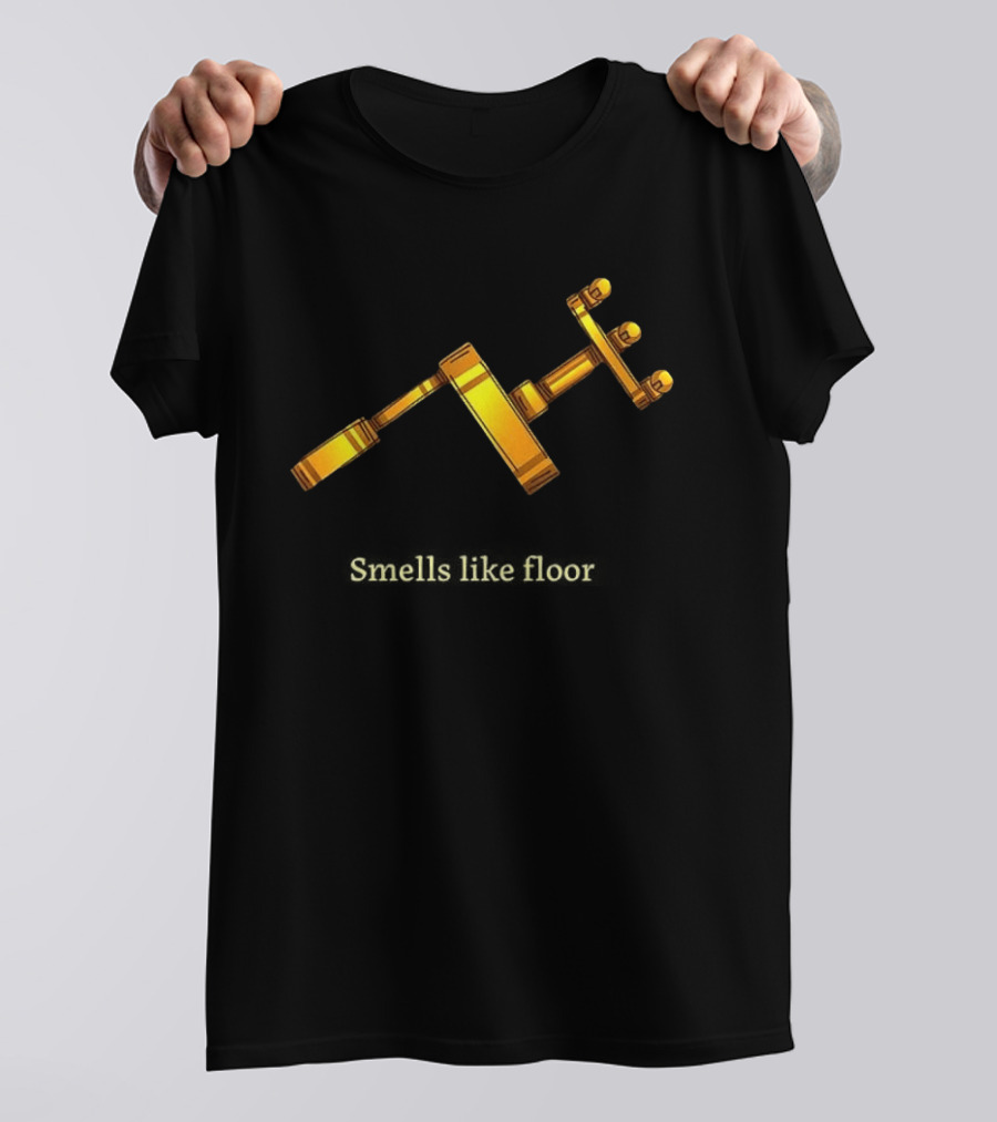 Smells Like Floor Golden Cross T-Shirt