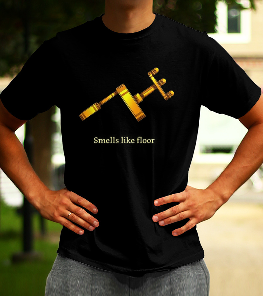 Smells Like Floor Golden Cross T-Shirt