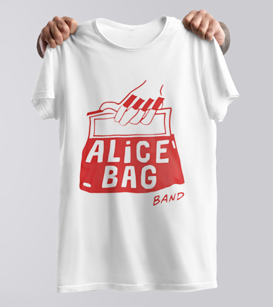 Alice Bag Band Iconic Red Hand Sardine Concept 2026 T-Shirt