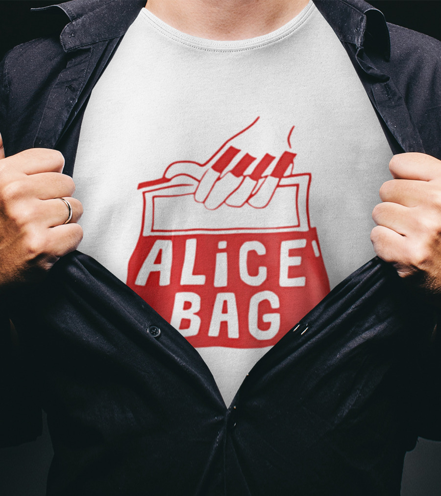 Alice Bag Band Iconic Red Hand Sardine Concept 2026 T-Shirt