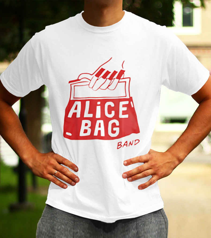 Alice Bag Band Iconic Red Hand Sardine Concept 2026 T-Shirt