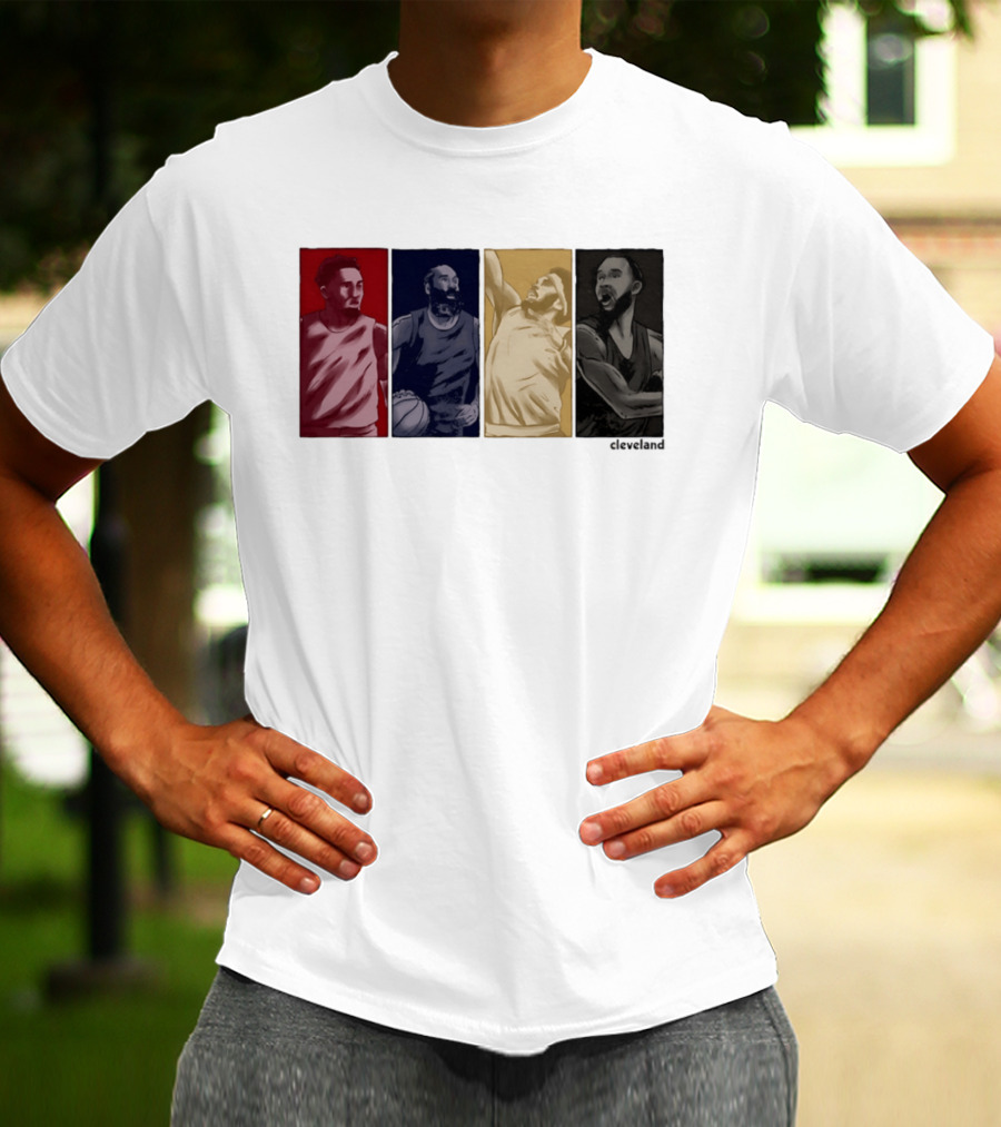 Cleveland Browns Youth Core Four Basketball Players Cleveland T-Shirt