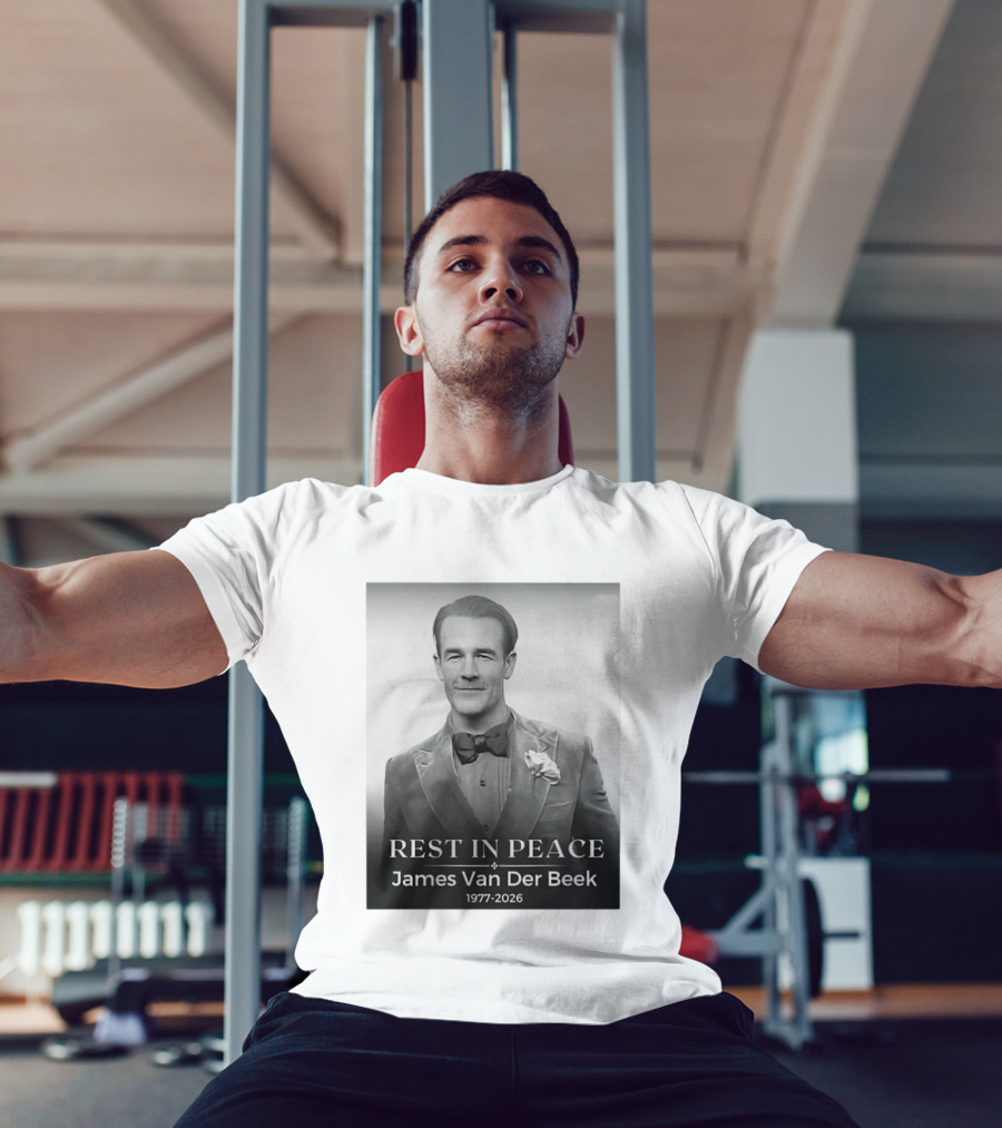 Rest In Peace James Van Der Beek 1977 2026 T-Shirt