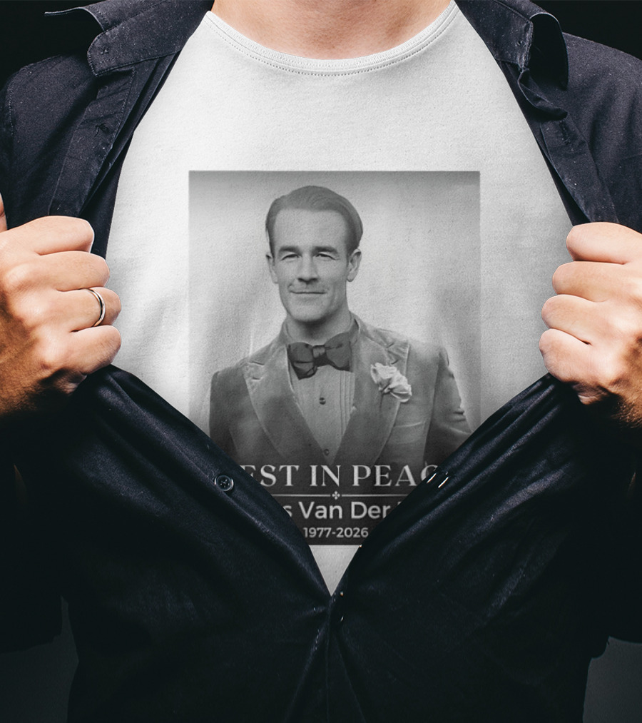 Rest In Peace James Van Der Beek 1977 2026 T-Shirt