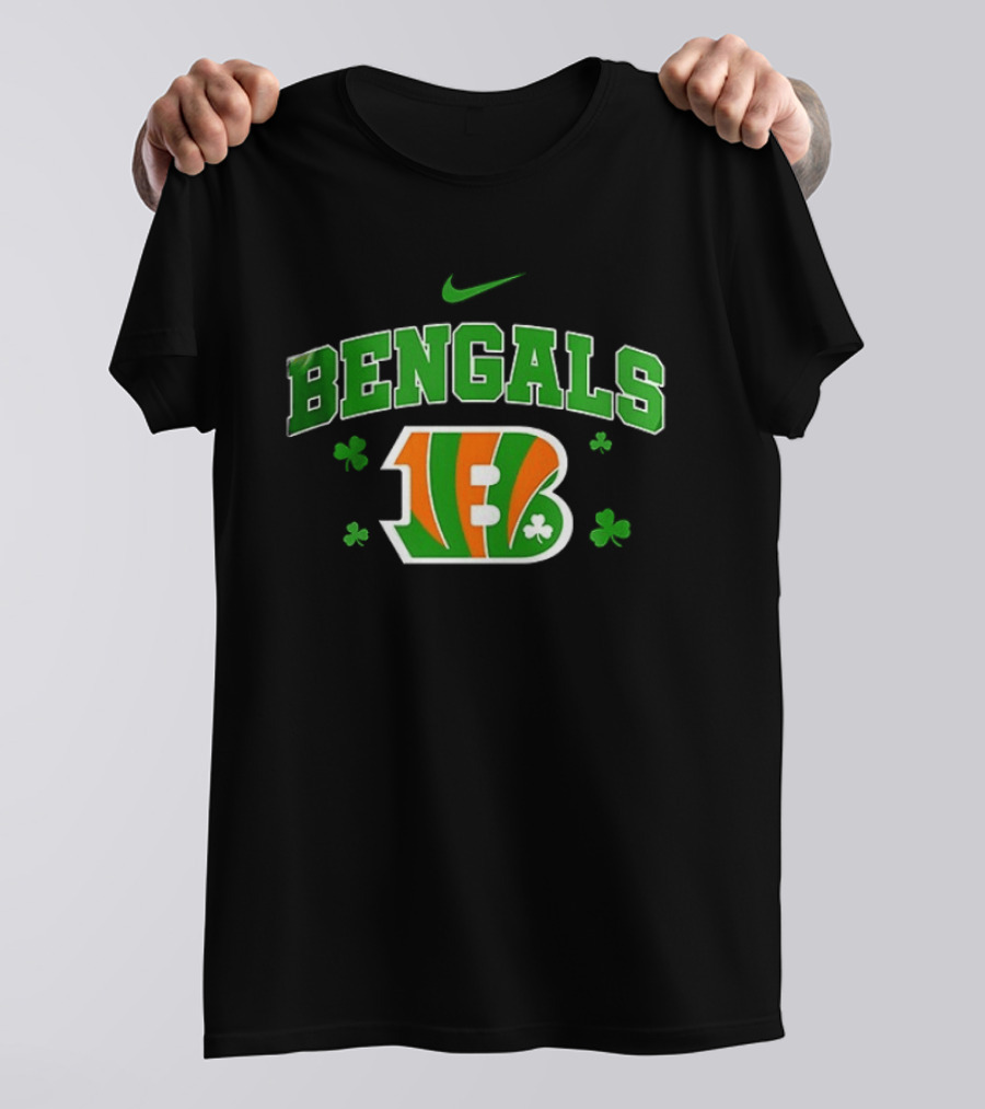Cincinnati Bengals Irish Green Nike Shamrock T-Shirt