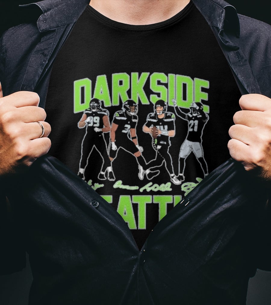 Dark Side Seattle Williams Emmanwori Jones Witherspoon Football Team T-Shirt