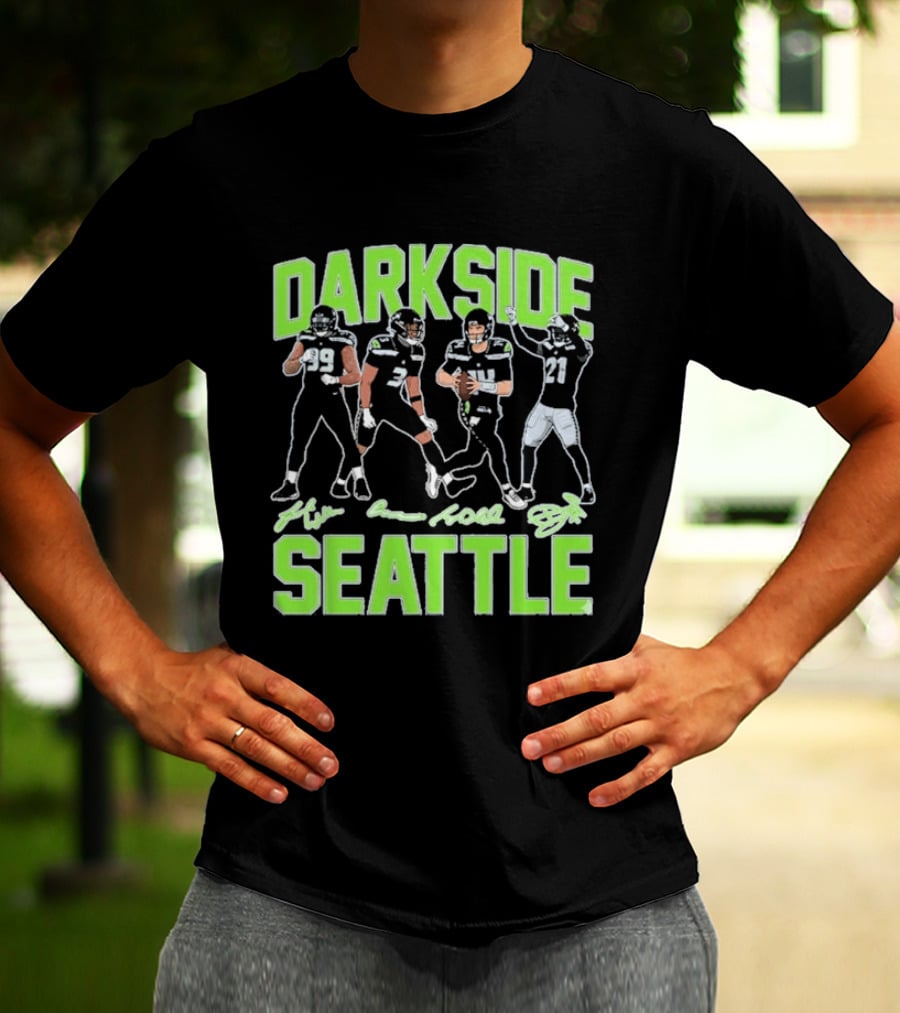 Dark Side Seattle Williams Emmanwori Jones Witherspoon Football Team T-Shirt