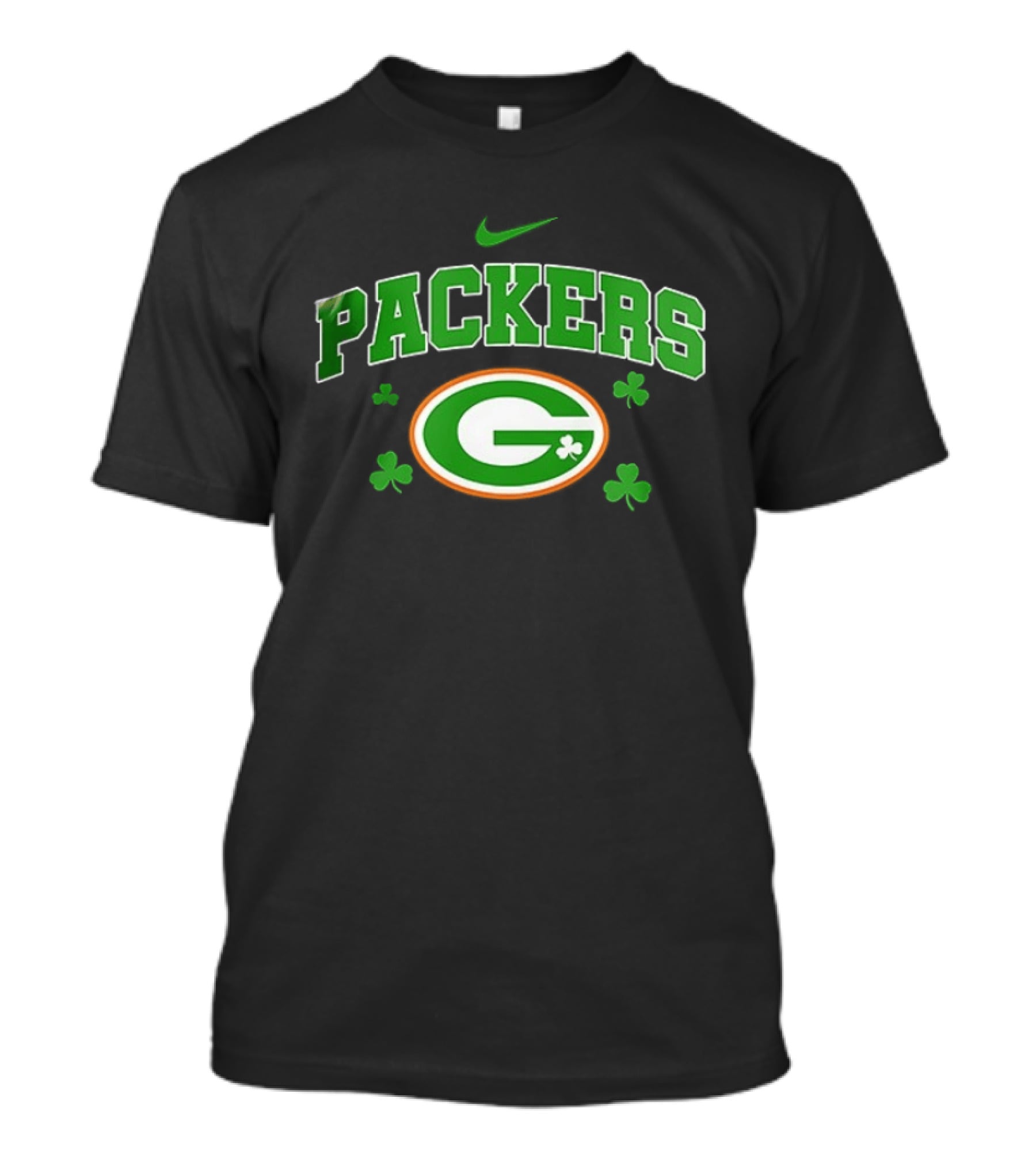 Green Bay Packers Nike Irish Clover Fan Gear T-Shirt
