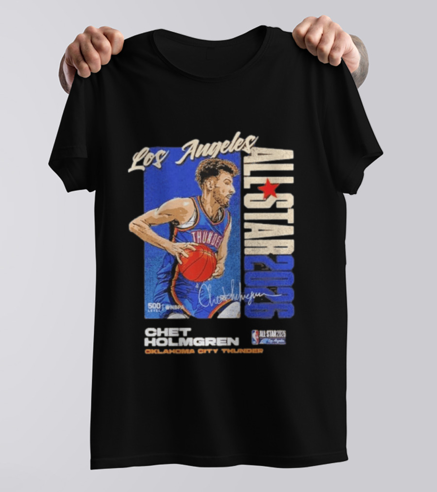 Los Angeles 2026 Chet Holmgren Oklahoma City Thunder NBA All Star T-Shirt
