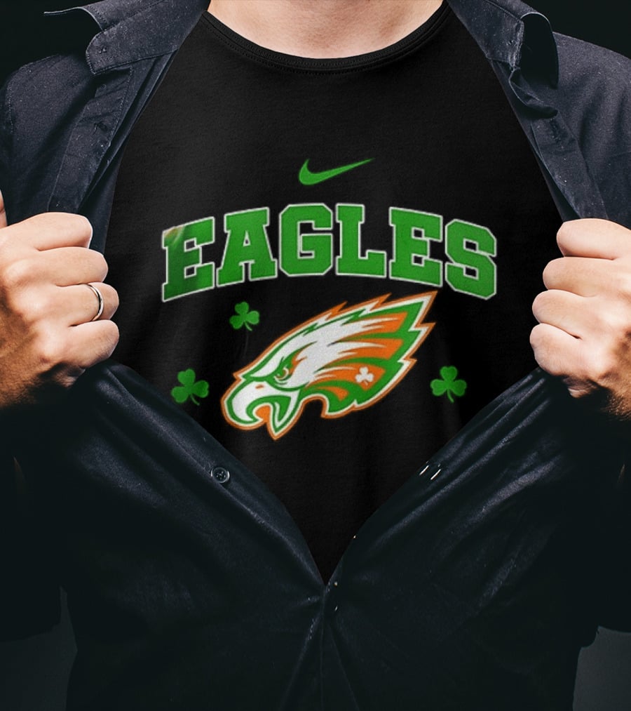 Philadelphia Eagles Irish Woman Soul Of A Witch Green Shamrock Nike T-Shirt