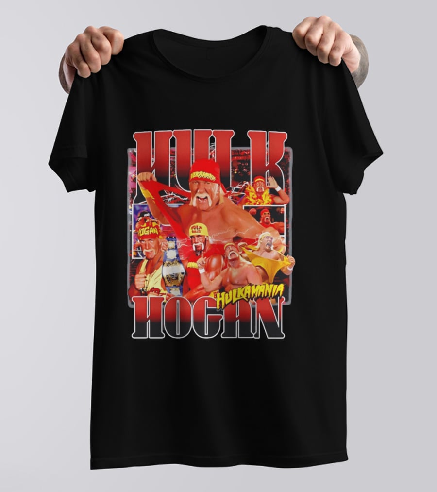 Hulk Hogan Hulkamania Memorial RIP Iconic Wrestling Legend T-Shirt