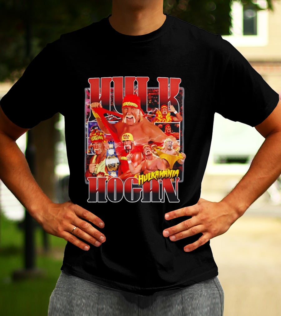 Hulk Hogan Hulkamania Memorial RIP Iconic Wrestling Legend T-Shirt