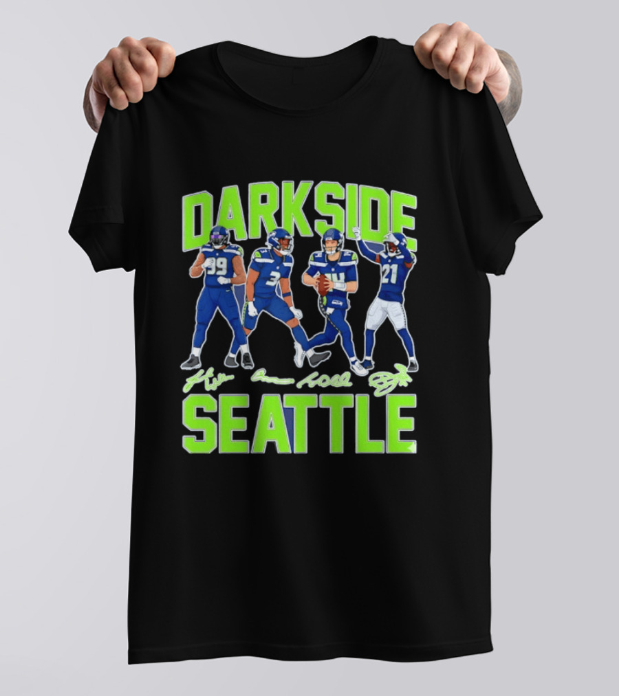 Dark Side Seattle Williams Emmanwori Jones Witherspoon Football Team Players T-Shirt