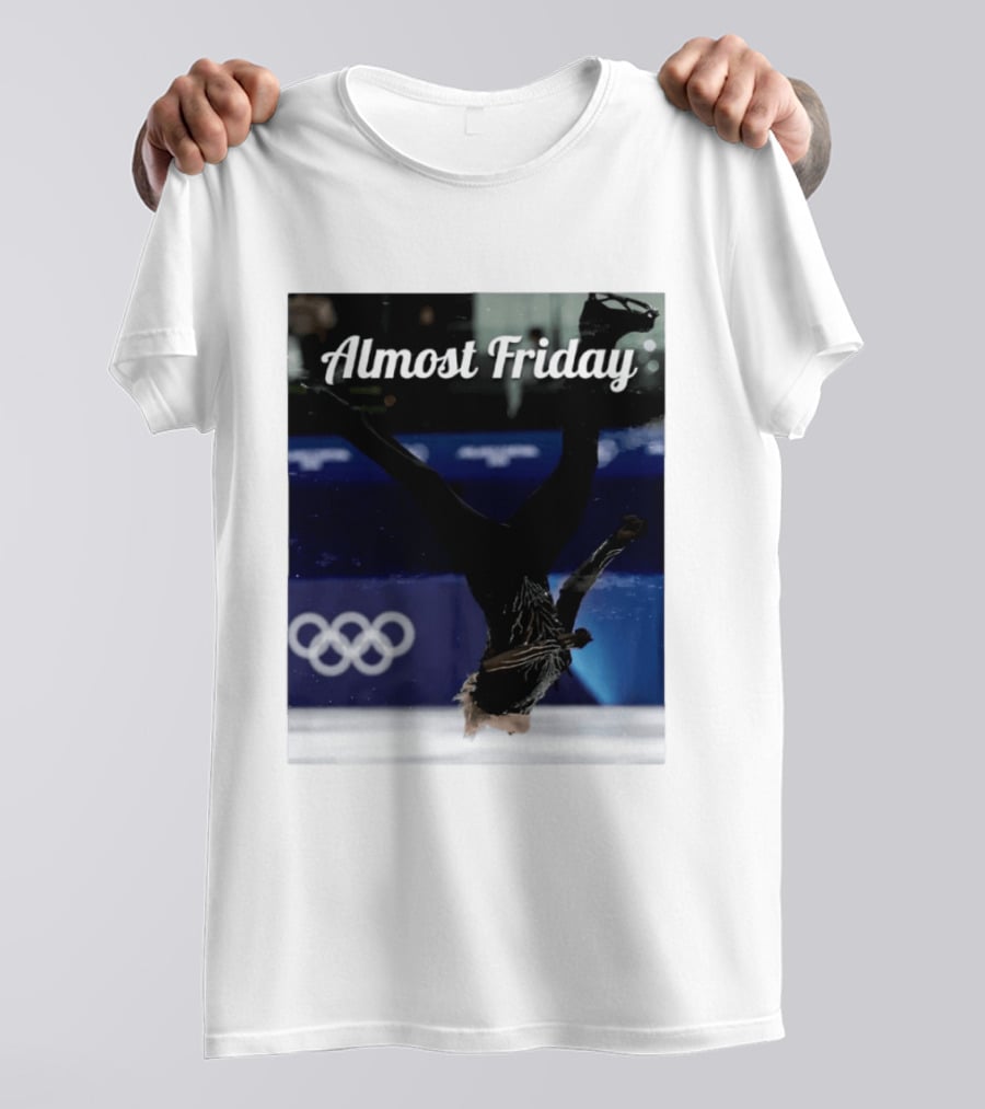 Almost Friday Skating Backflip Olympics Iconic Moment T-Shirt
