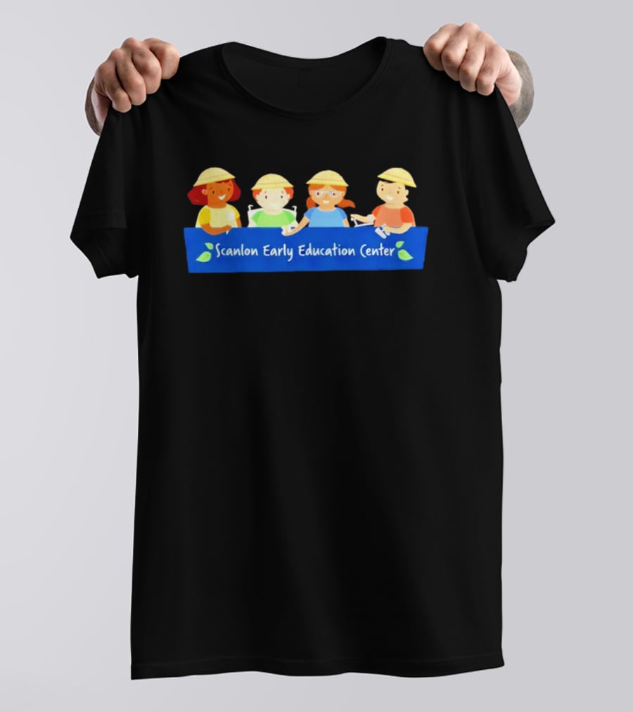 Scanlon Early Education Center Children With Sun Hats T-Shirt