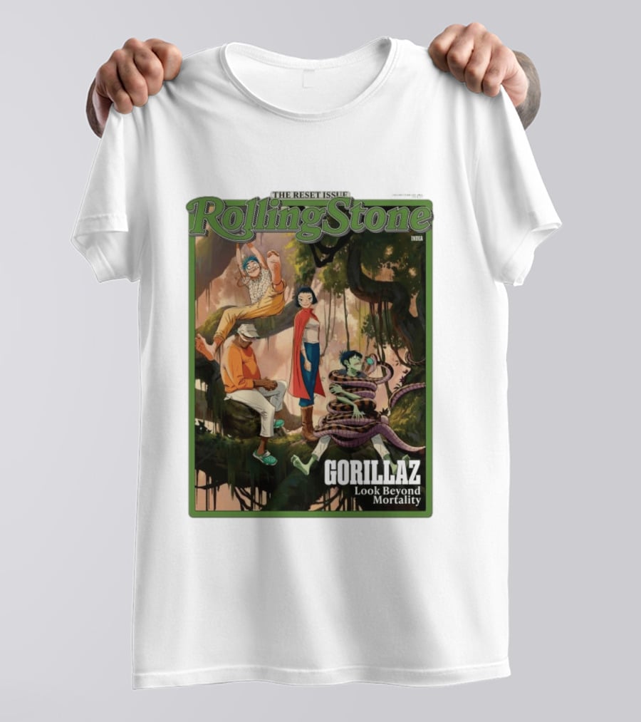 The Reset Issue Rolling Stone India Gorillaz Look Beyond Mortality T-Shirt