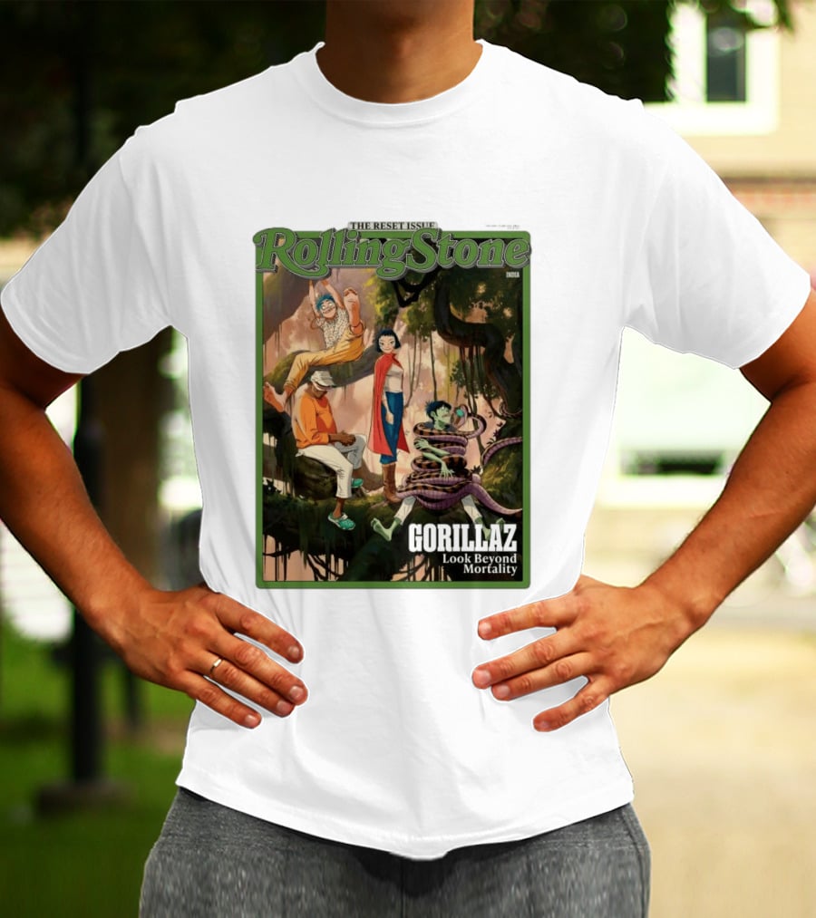 The Reset Issue Rolling Stone India Gorillaz Look Beyond Mortality T-Shirt