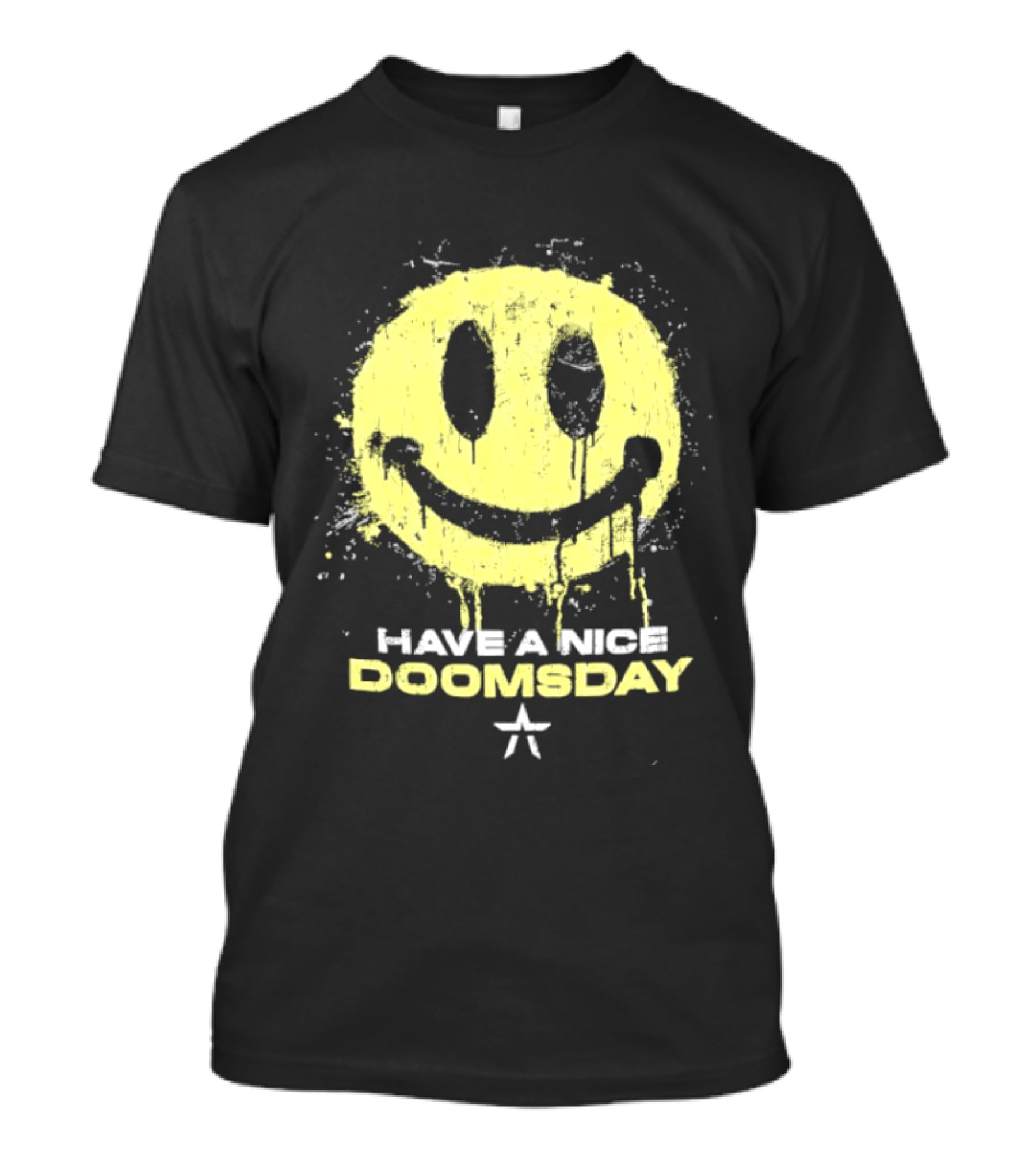 Starset Have A Nice Doomsday Smiley Face Distressed Splatter T-Shirt
