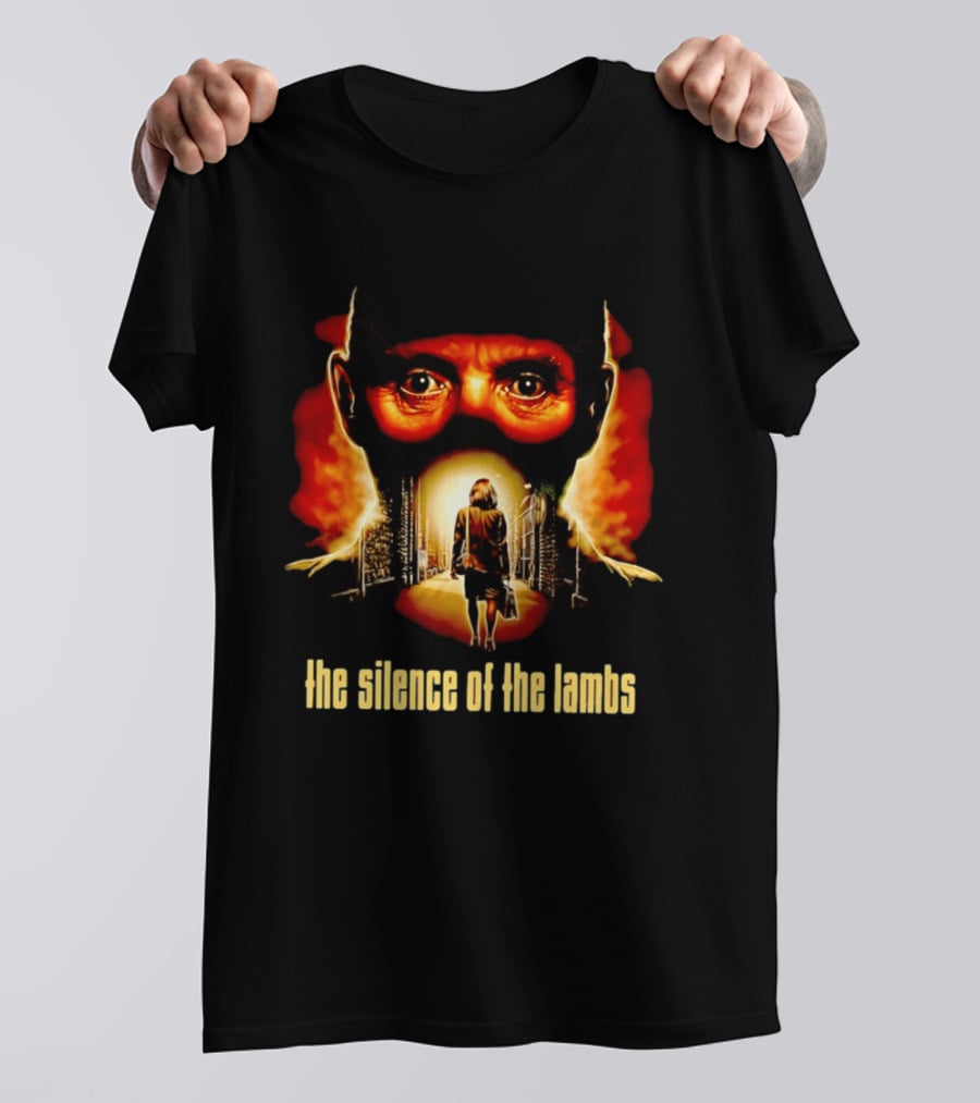 The Silence Of The Lambs Hannibal Lecter Movie Scene Fiery Eyes T-Shirt
