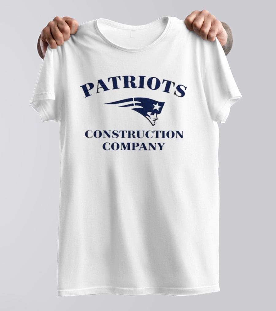 Patriots Construction Company New England Football Fan Gear T-Shirt