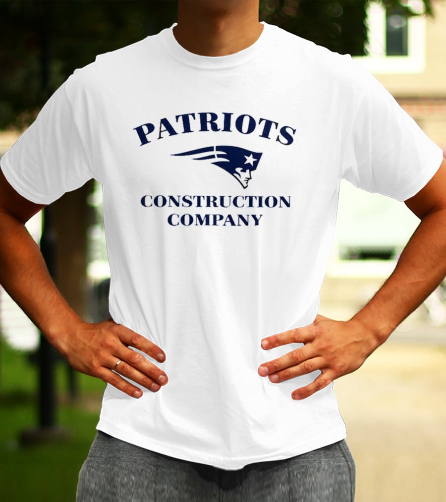 Patriots Construction Company New England Football Fan Gear T-Shirt