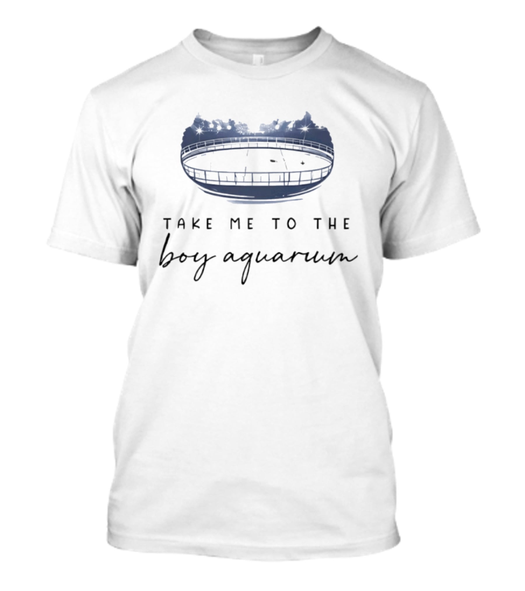 Take Me To The Boy Aquarium Stadium Themed Aesthetic T-Shirt