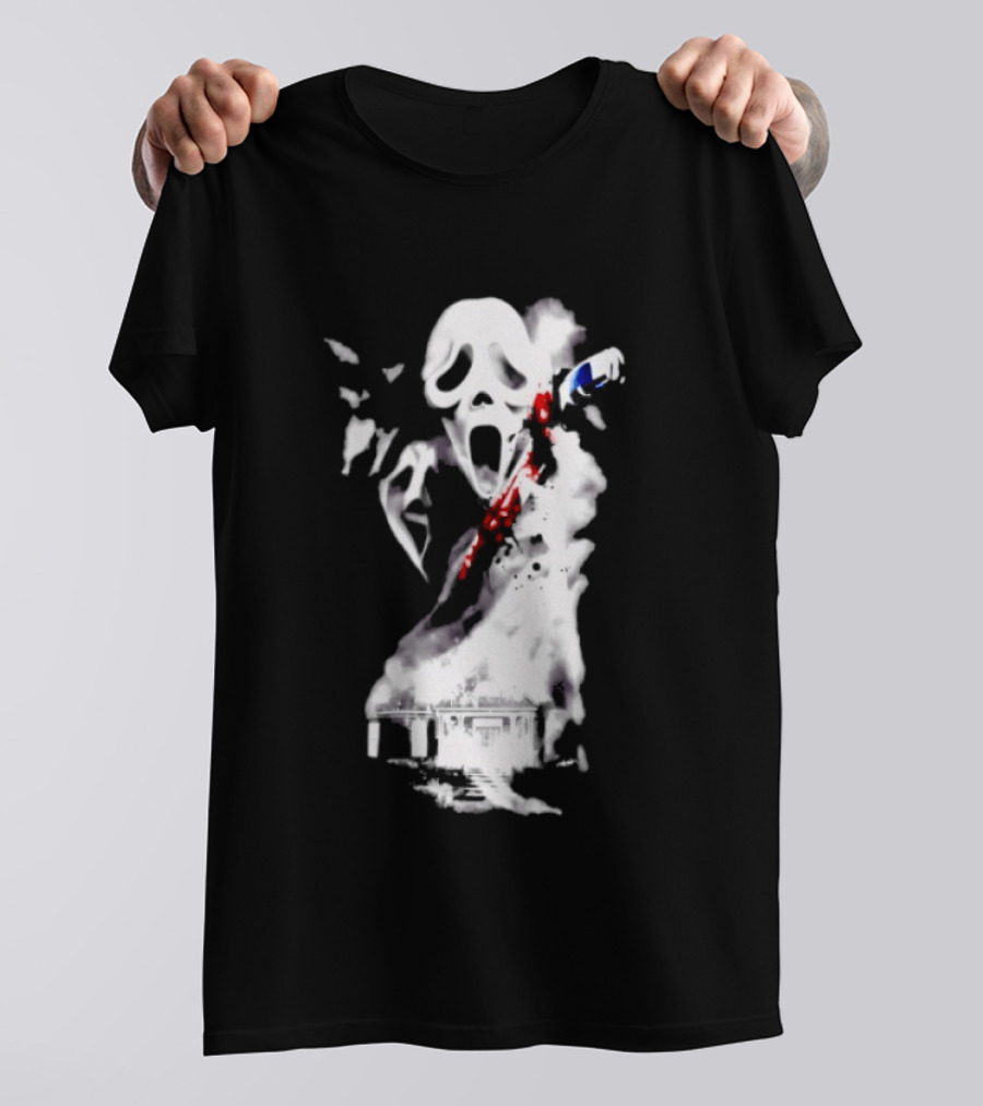 30th Anniversary Scream Kill Tour Ghostface Mask Horror Movie T-Shirt