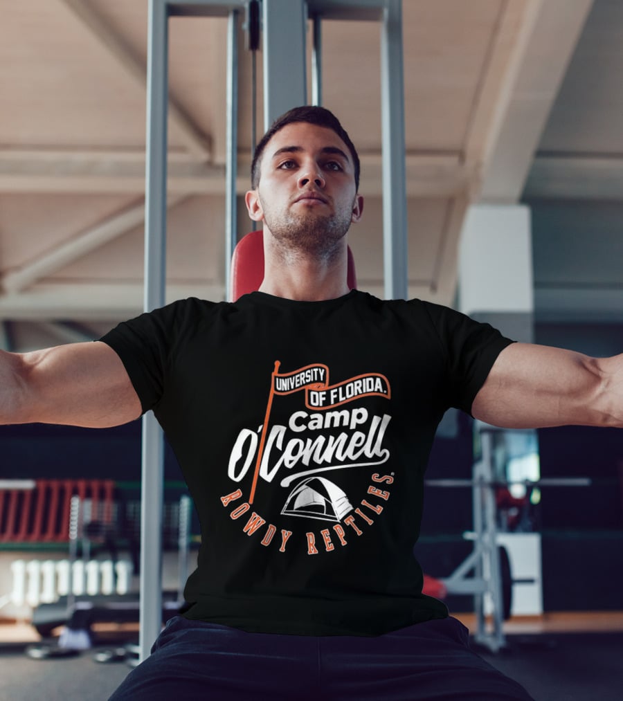University Of Florida Camp O'Connell Rowdy Reptiles Tent T-Shirt