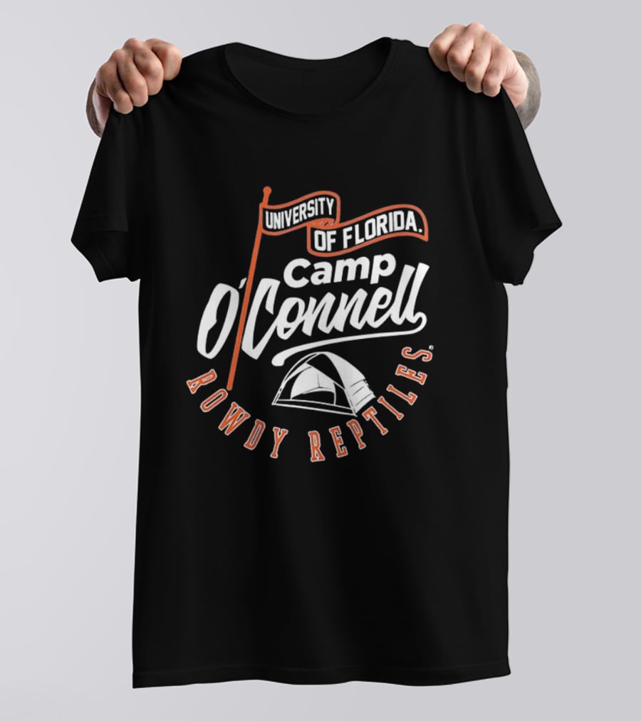 University Of Florida Camp O'Connell Rowdy Reptiles Tent T-Shirt