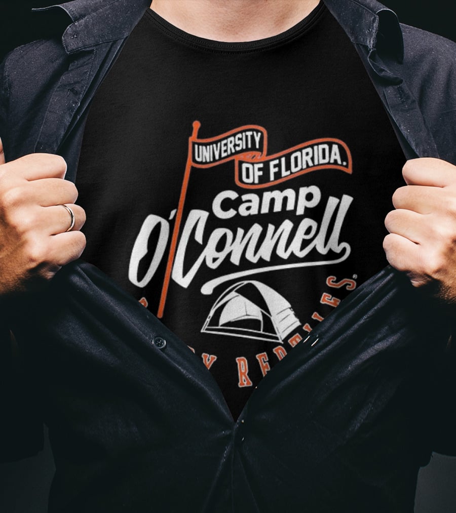 University Of Florida Camp O'Connell Rowdy Reptiles Tent T-Shirt