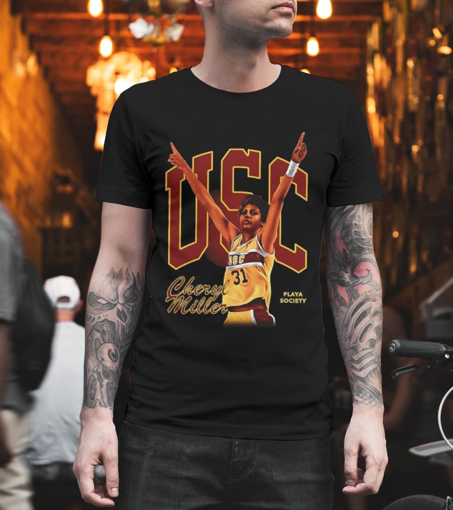 USC Cheryl Miller 31 Basketball Legend T-Shirt