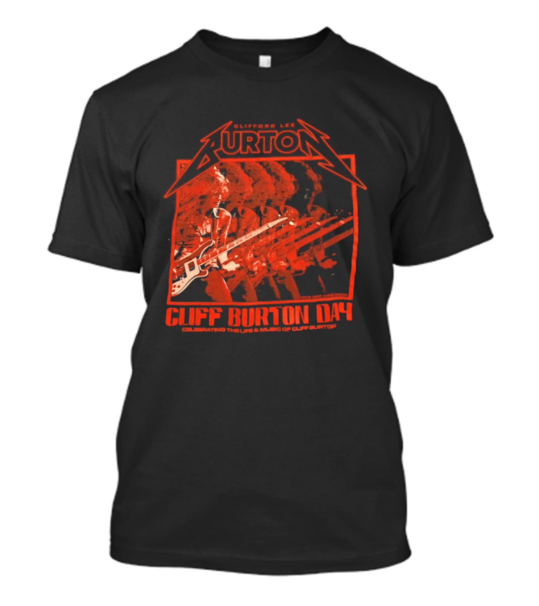 Clifford Lee Burton Cliff Burton Day 2025 Celebrating The Life And Music T-Shirt