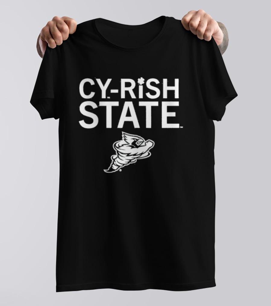 Cy Rish State College House Punching Cyclone T-Shirt