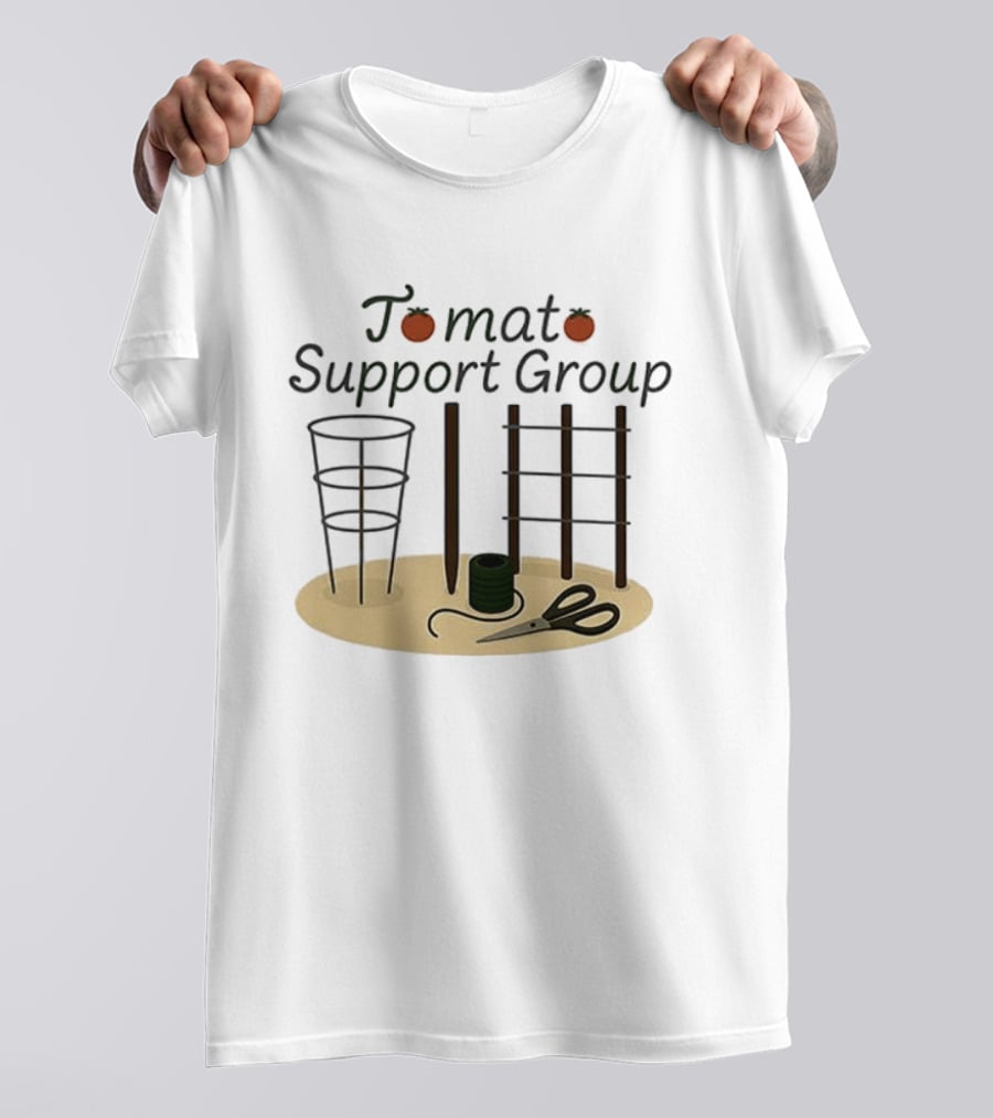 Tomato Support Group Gardening Tools And Equipment T-Shirt