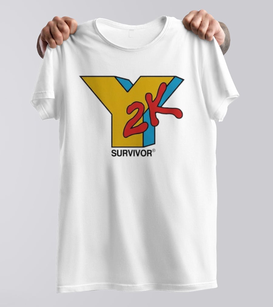 Y2K Survivor Retro 2000s Nostalgia Fashion Trend T-Shirt
