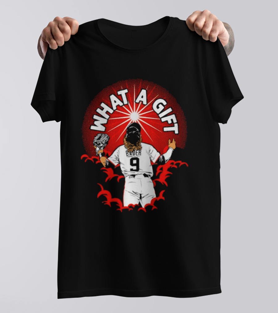 What A Gift Harrison Bader San Francisco Number 9 T-Shirt