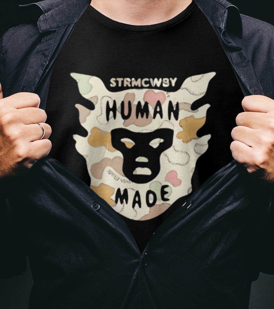 Strmcwby Human Made Camouflage Face T-Shirt