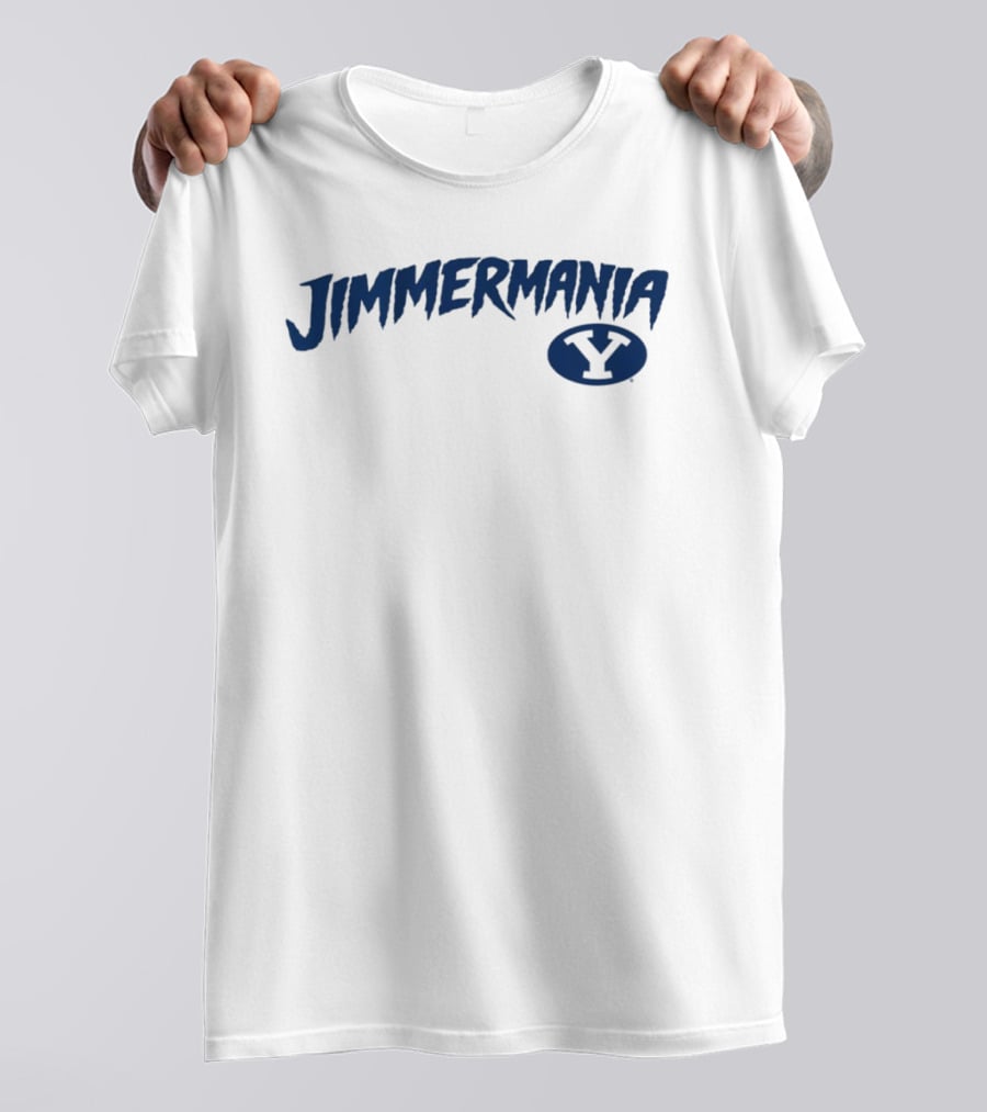 BYU Basketball Jimmermania 32 Jimmer Fredette Y T-Shirt