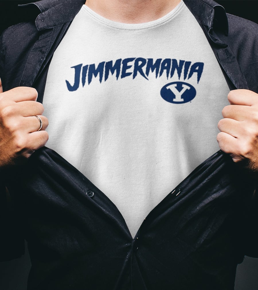 BYU Basketball Jimmermania 32 Jimmer Fredette Y T-Shirt