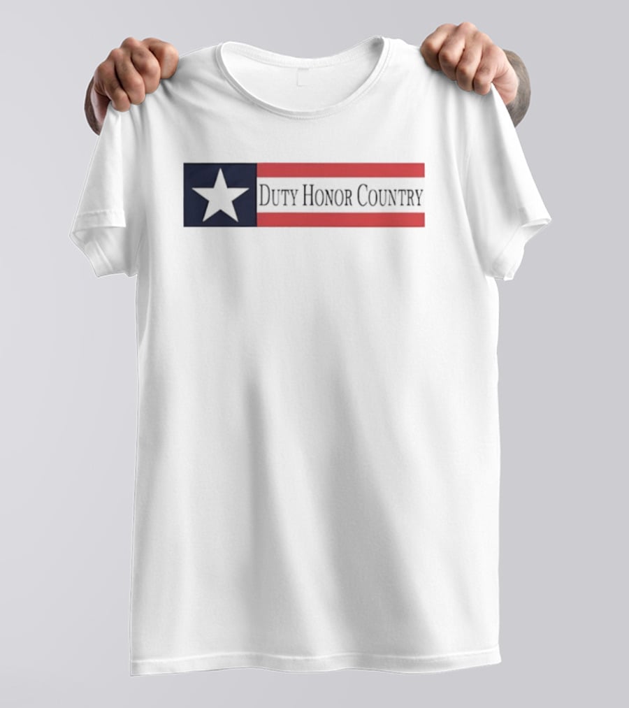Duty Honor Country Star And Stripes Flag T-Shirt