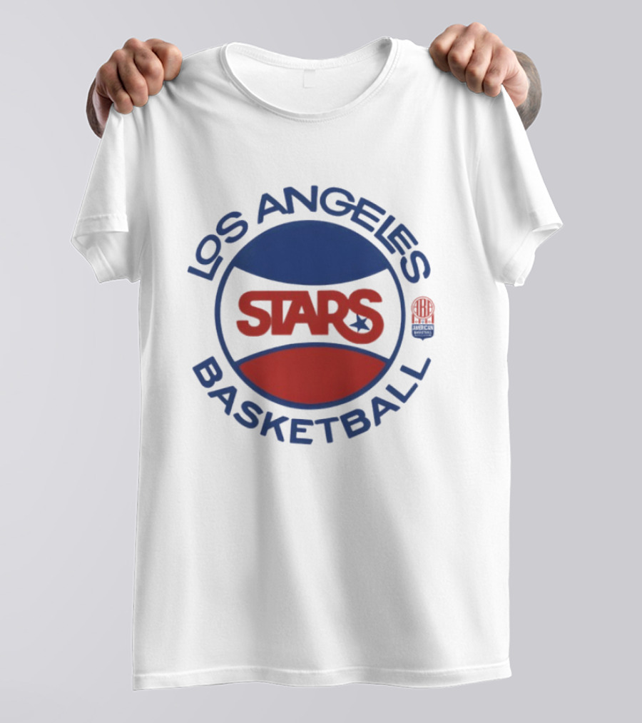 Los Angeles Stars Basketball ABA Retro Style Sports Team T-Shirt