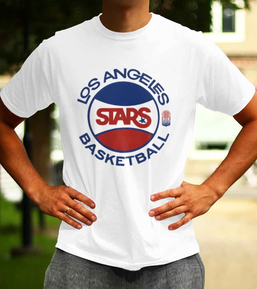 Los Angeles Stars Basketball ABA Retro Style Sports Team T-Shirt