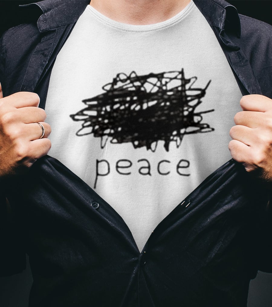 Peace Graffiti Scribble T-Shirt