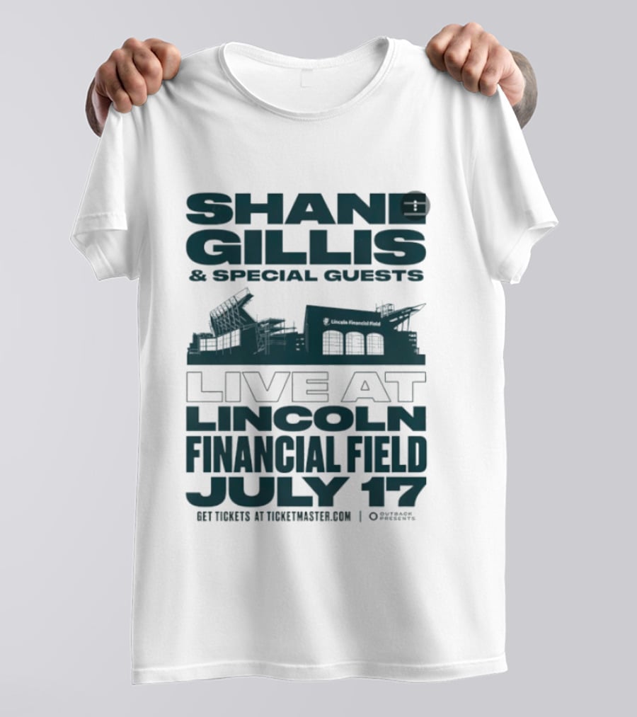 Shane Gillis And Special Guests Live At Lincoln Financial Field July 17 Event Promotion T-Shirt