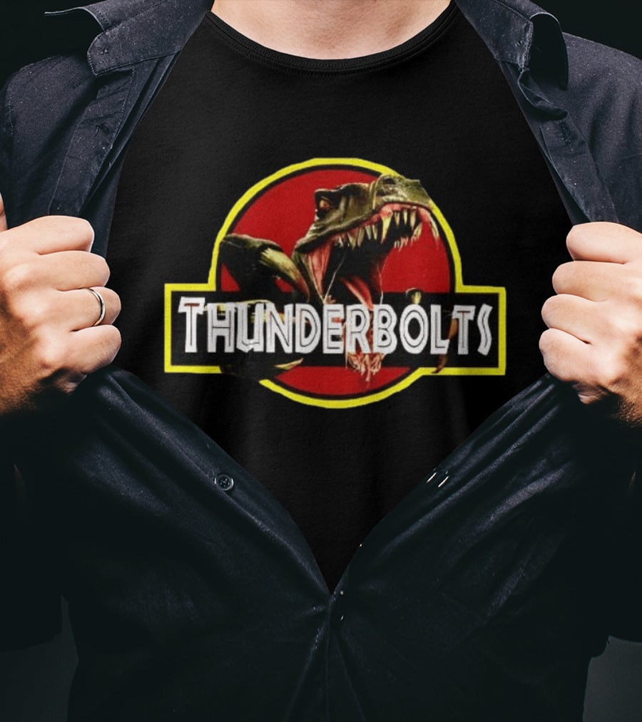 Thunderbolts Dinosaur Emblem Jurassic T-Shirt